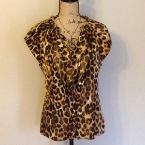Express Leopard Print Top